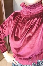 Top collo alto elegante