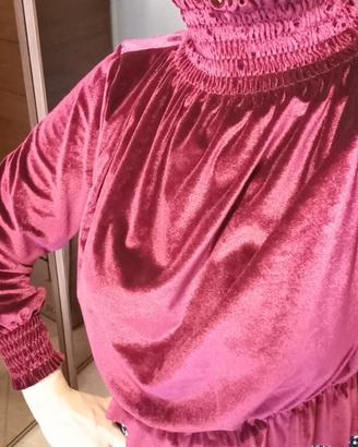 Top collo alto elegante