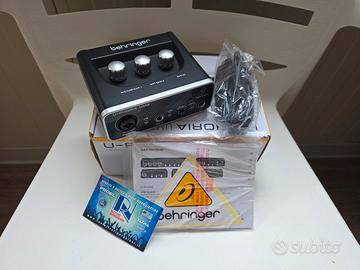 scheda audio usb behringer uphoria um2 