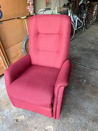 Poltrona relax elettrica alzapersona a 2 motori,