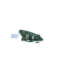 FARI OPEL CORSA D 06-10 ANGEL EYES + LED SFONDO NE