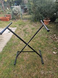 Supporto tastiera regolabile a X – pieghevole