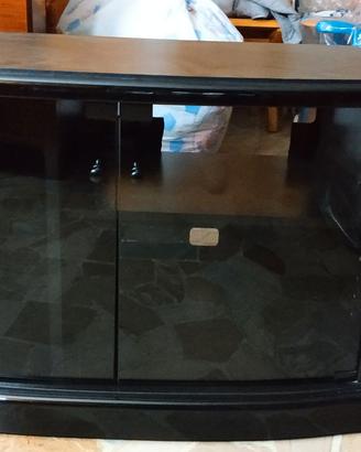 Mobiletto porta tv con vetri