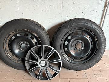 CERCHI+GOMME INVERNALI GOODYEAR 195/65-15 1000km