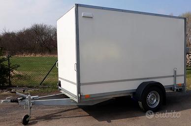 Rimorchio furgonato  da 750 - 1300 - 2000 Kg.