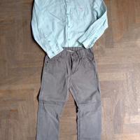 Camicia Du pareil a Meme e jeans H&M tg. 8 anni