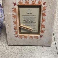 Cornice porta foto Pico Art in gesso/malta