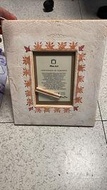 Cornice porta foto Pico Art in gesso/malta