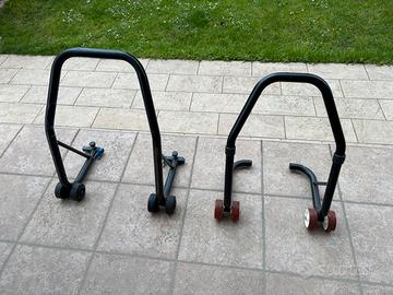 Cavalletto anteriore posteriore  alza moto