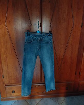 Jeans Calvin Klein grigio antracite taglia W32 