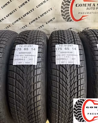 4 PNEUMATICI 175/65 R14 GOODYEAR INVERNALI KM0
