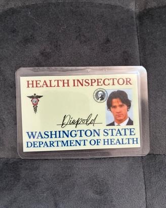 Prop Replica Tesserino Health Inspector Diepold