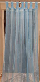 tenda un telo voile azzurro 138x280cm