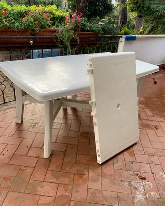 tavolo da giardino con allungo