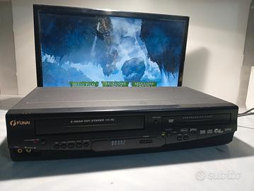 Combo Funai Lettore DVD e Videoregistratore VHS