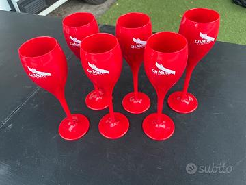 Set 6 flute champagne Mumm - Rossi