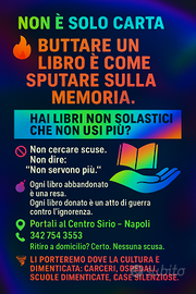 BUTTARE VIA UN LIBRO È  UN CRIMINE !!!