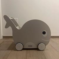 Balena porta giochi con lavagna