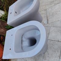 sanitari grigio opachi nuovi filo parete