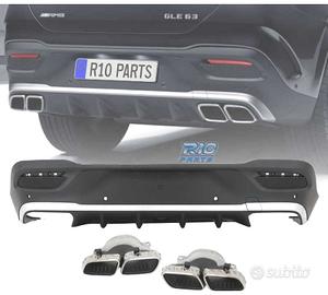 DIFUSORE MERCEDES CLASSE GLE C167 20- + TERMINALI 