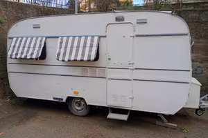 Roulotte,caravan con documenti, revisionata