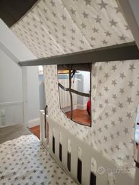 Letto montessori - mod. Moovie Cuoricini