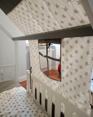 Letto montessori - mod. Moovie Cuoricini