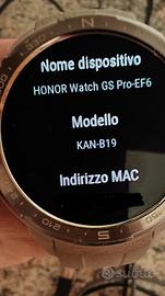 Honor watch GS PRO 