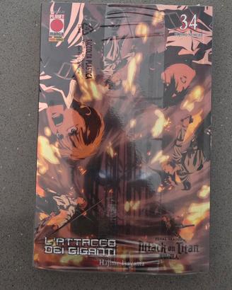 Attacco Giganti 34 Variant Crunchyroll Sigillato