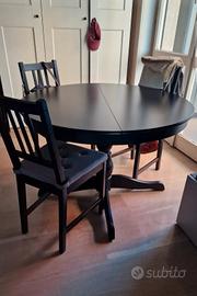 Tavolo INGATORP ikea + 4 sedie