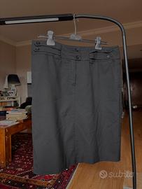 Gonna da ufficio Marella nera Dettagli bottoni