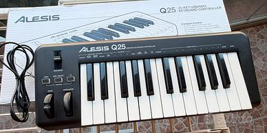TASTIERA ALESIS Q25 MIDI USB 25 TASTI