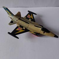TRANSFORMERS G1 AERIALBOTS SKYDIVE CACCIA F16A