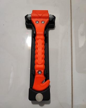 Martelletto rompi vetro e taglia cintura