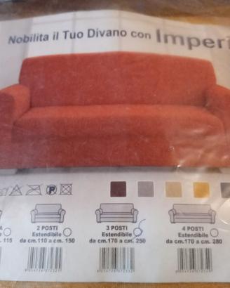 Copridivani 3 e 2 posti Nuovi, made in Italy 