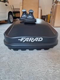 box auto 400 litri e barre tetto portapacchi.