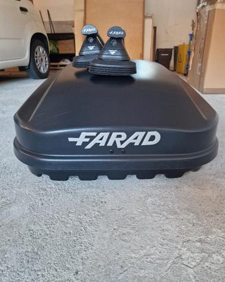 box auto 400 litri e barre tetto portapacchi.