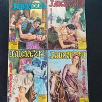 4 fumetti Lucrezia anni 70 