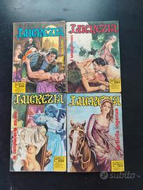 4 fumetti Lucrezia anni 70 