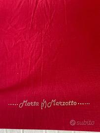 Lenzuolo rosso MARTA MARZOTTO