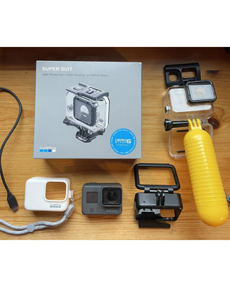 GoPro HERO6 Black Action Camera with Huge Accessor