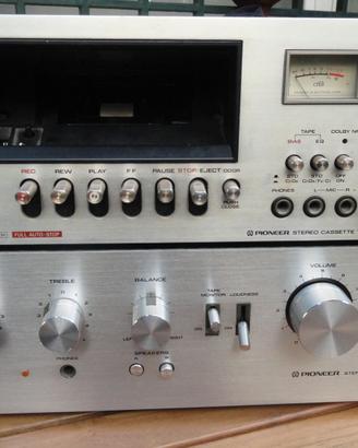 PIOONER AMPLI FICATORE SA 5500 II E PIASTRA CT F 2