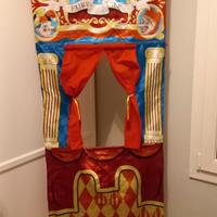 teatro dei burattini + 9 personaggi