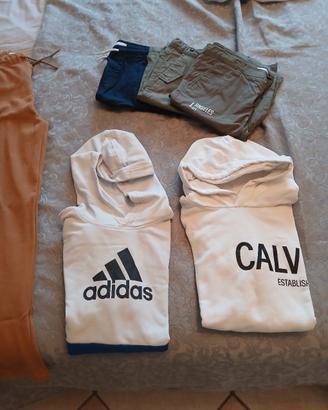 felpa adidas Calvin klein pantaloni