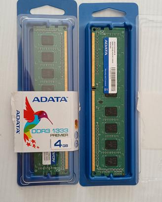 ram 4+4 gb Adata 