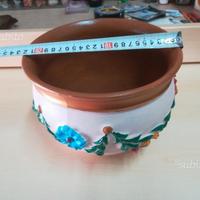 Portavaso dipinto a mano