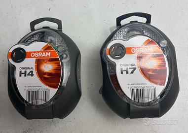 Lampadine Osram box auto H4 e H7