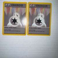 2 Carte pokemon energia Incolore doppia TRATTABILI