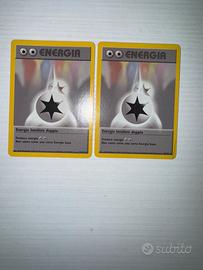 2 Carte pokemon energia Incolore doppia TRATTABILI