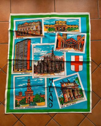 Strofinaccio collezione città"milano-napoli"